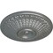 Ekena Millwork Modena Ceiling Medallion (Fits Canopies up to 5 1/4"), Hand-Painted Platinum, 23 1/2"OD x 3 1/2"P CM23MOPLS - alternate 4